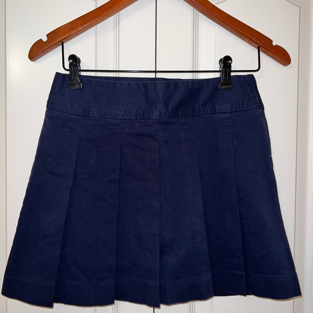 The Children’s Place Navy Uniform Pleated Skort. Size 10 Plus.  NWT